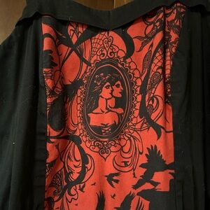 Gothic Red and Black Dress